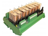 Electro-mechanical relay modules with 1 or 2 change-over contacts