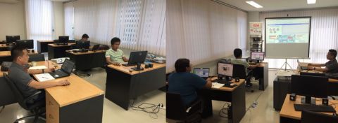 บรรยากาศการอบรมการสร้างระบบ SCADA ด้วย GENESIS32 ประจำเดือน ตุลาคม 2561