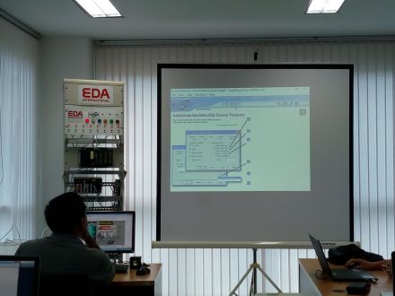 บรรยากาศการอบรมการสร้างระบบ SCADA ด้วย GENESIS32 ประจำเดือน กันยายน 2562