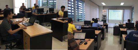 บรรยากาศการอบรมการสร้างระบบ SCADA ด้วย GENESIS32 ประจำเดือน กรกฎาคม 2561