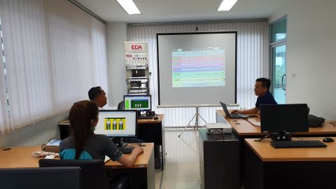 บรรยากาศการอบรมการสร้างระบบ SCADA ด้วย GENESIS32 ประจำเดือน พฤศจิกายน 2562