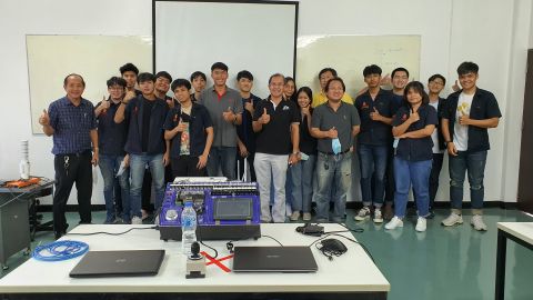 ภาพบรรยากาศการอบรมเชิงปฏิบัติการเรื่อง Genesis32 Scada & OPC for new normal industrial workshop