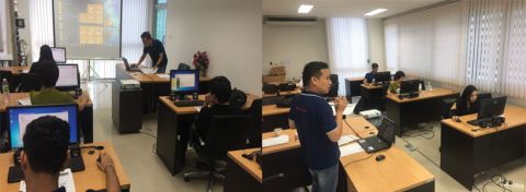 บรรยากาศการอบรมการสร้างระบบ SCADA ด้วย GENESIS32 ประจำเดือน ธันวาคม 2561