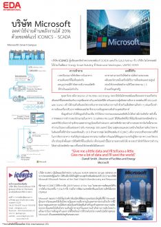 วิธีลดการใช้พลังงานในอาคารด้วย scada ของบริษัทไมโครซอฟท์