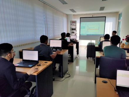 ภาพบรรยากาศการอบรมการสร้างระบบ SCADA ด้วย GENESIS64 ประจำเดือน พฤศจิกายน 2563