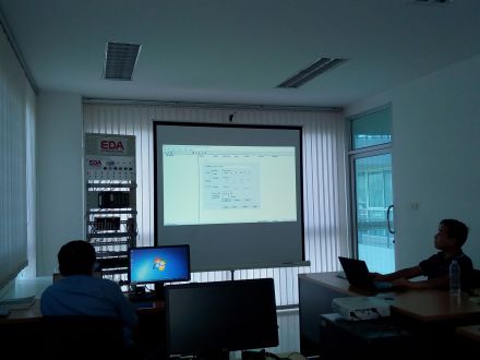 บรรยากาศการอบรมการสร้างระบบ SCADA ด้วย GENESIS32 ประจำเดือน ตุลาคม 2562